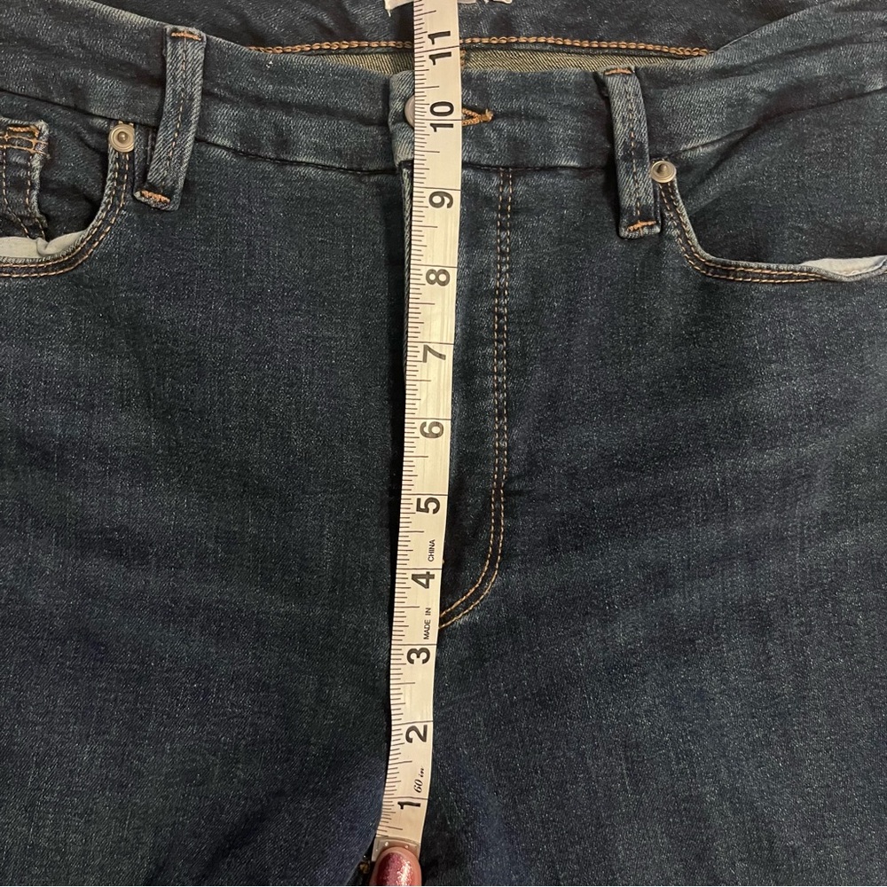 Good American Good Legs High Rise Skinny Jeans Super Stretch- Dark Blue - Picture 14 of 15